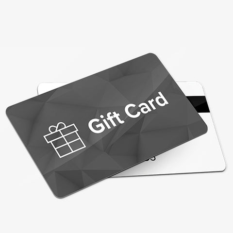 Single Store - Custom Black & White Gift Cards