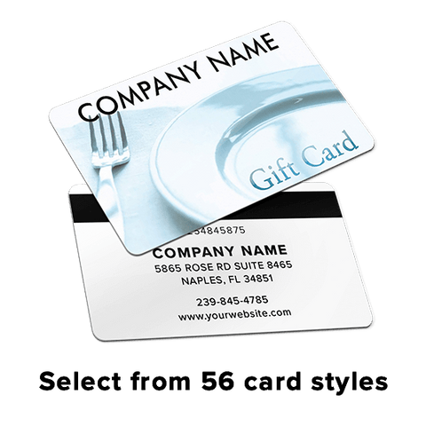 Pre-designed Gift Cards - Choose from more than 50 different card styles
